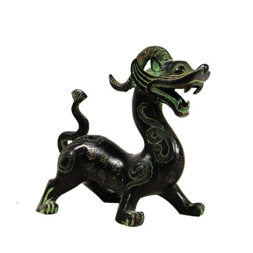 貔貅摆件仿古青铜器怪兽桌面室内文玩古玩复古工艺品装饰定制 - 图3