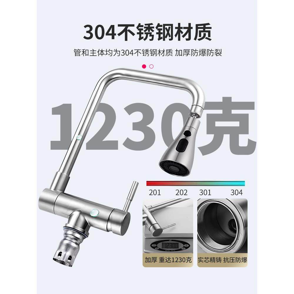 折叠式冷热水龙头厨房内开窗洗菜盆碗水槽万向旋转防溅不锈钢单冷,淘宝优惠券,粉丝福利购,淘宝优惠卷