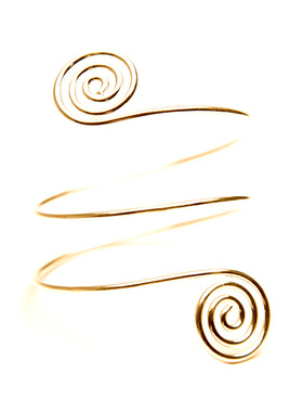 工厂直销 欧美新款ebay爆款手饰品 朋克夸张金属螺旋手环臂环