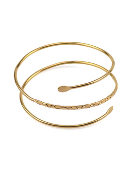 工厂直销 跨境爆款手饰品 欧美新款朋克简约三圈手镯金属臂环