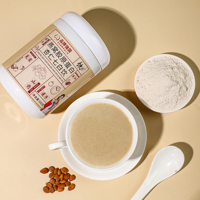 燕窝胶原蛋白杏仁七白饮罐装杏仁粉早餐冲泡即食代餐茯苓山药