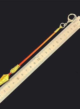 哪咤周边武器模型火尖枪风火陀螺乾坤圈金属材质玩具挂件收藏摆件