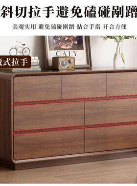 新中式实木五斗柜储物柜卧室六七八九斗柜橱收纳柜抽屉柜家用