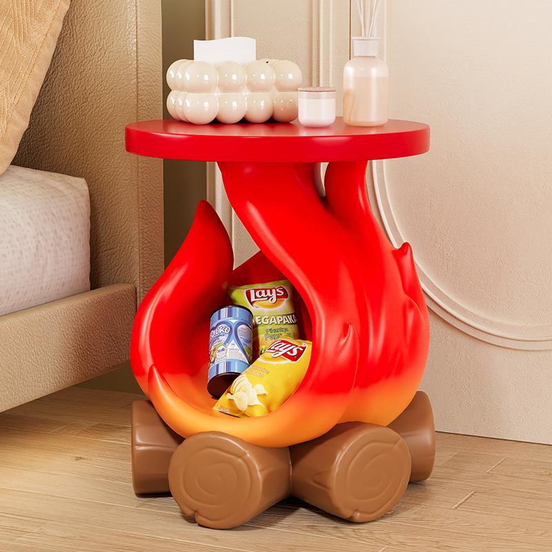 MSKA创意客厅沙发茶几卡通小边几床头柜替代品可移动卧室落地摆件 - 图3