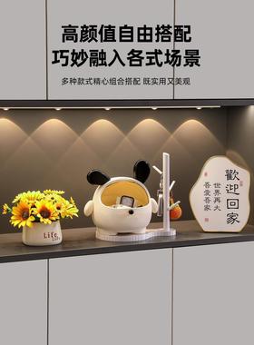 入户玄关钥匙收纳盒摆件桌面置物架进门口客厅鞋柜装饰品乔迁礼物