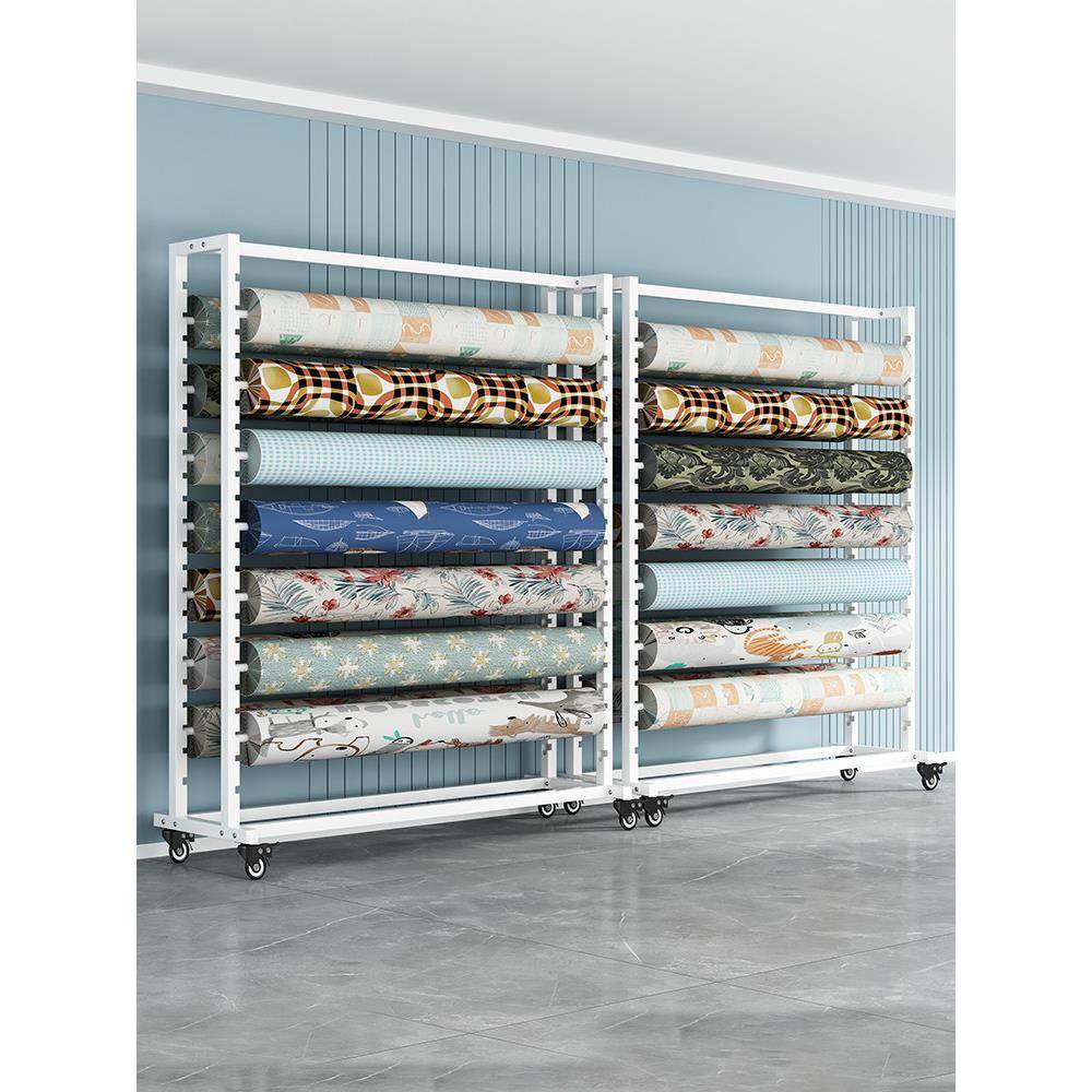 纺织布料展示架中岛架面料色卡移动样布架桌布架皮革架布卷货架,淘宝优惠券,粉丝福利购,淘宝优惠卷