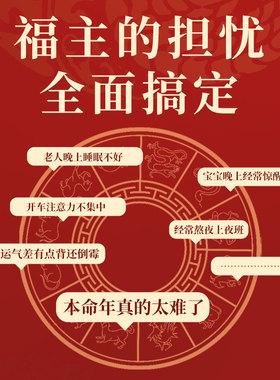 普陀山2026马年本命太岁红绳手链