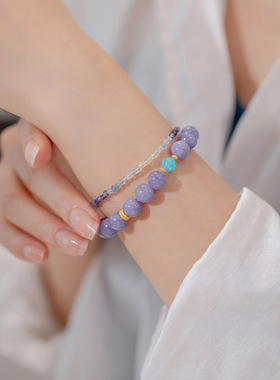 无注册商标中式紫色手链