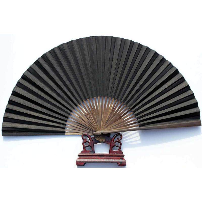 仙宝传统绍兴黑纸扇子毛全本黑纸扇子 手工工艺折扇,淘宝优惠券,粉丝福利购,淘宝优惠卷
