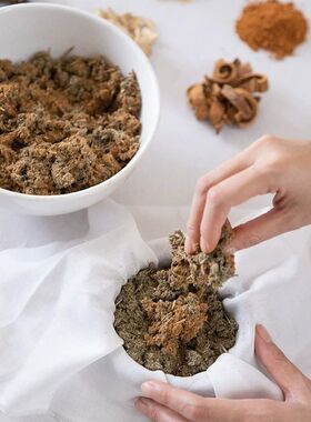 艾草养生锤草本香锤穴位经络拍颈肩背敲打锤按摩锤拍八虚通络手锤