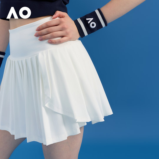 AO Открытый чемпионат Австралии по теннису, модная универсальная юбка, быстросохнущая дышащая теннисная юбка, спортивная плиссированная юбка с лепестками для женщин