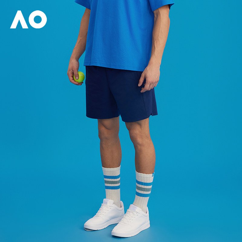 AO澳网运动短裤男女同款网球跑步健身裤子休闲宽松梭织中裤春新款,淘宝优惠券,粉丝福利购,淘宝优惠卷