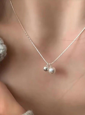 韩版小众钛钢蝴蝶锁骨链女款