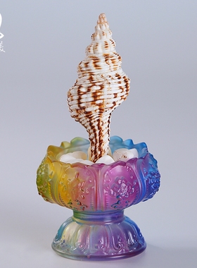 极速惠尔美家用供奉八供组合套装八吉祥供水杯八R宝琉璃碗朵玛食