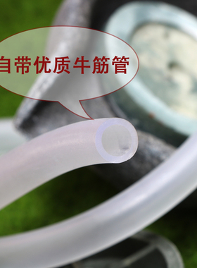 树脂磨盘吸水石上水石假山摆件配件盆景流水石磨喷泉装饰室内鱼缸