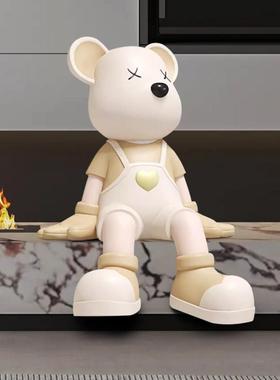 创意公仔爱心抱婴袋裤坐姿暴力熊落地大摆件客厅玄关电视柜乔迁礼