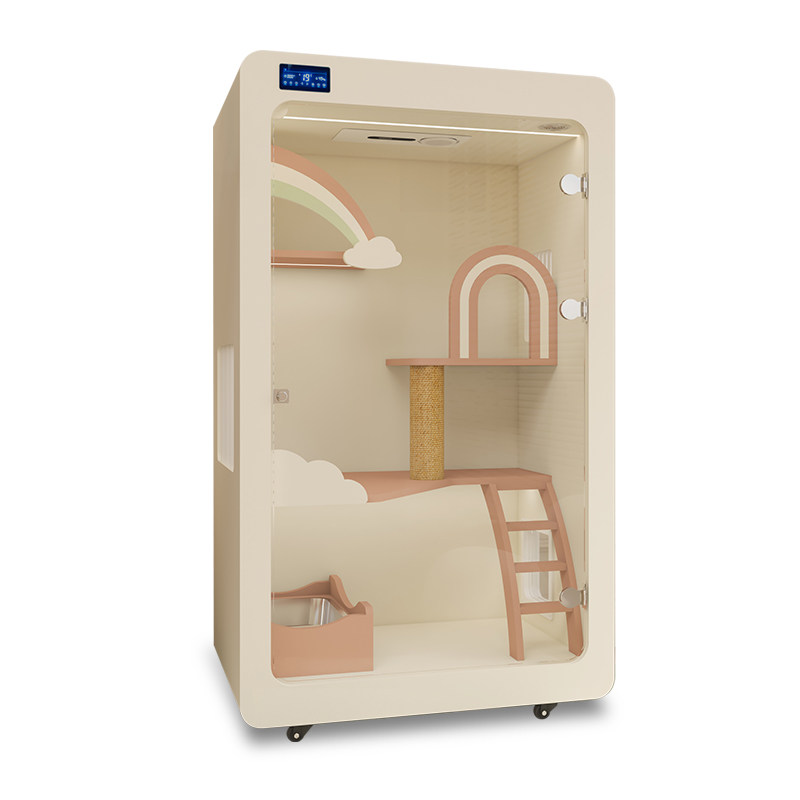 小主王座免安装智能新风换气加热空调家用猫别墅猫柜猫笼手机控制,淘宝优惠券,粉丝福利购,淘宝优惠卷