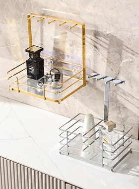 极速玄关入户门口桌面钥匙收纳摆件挂壁轻奢铁艺R压克力客厅浴室