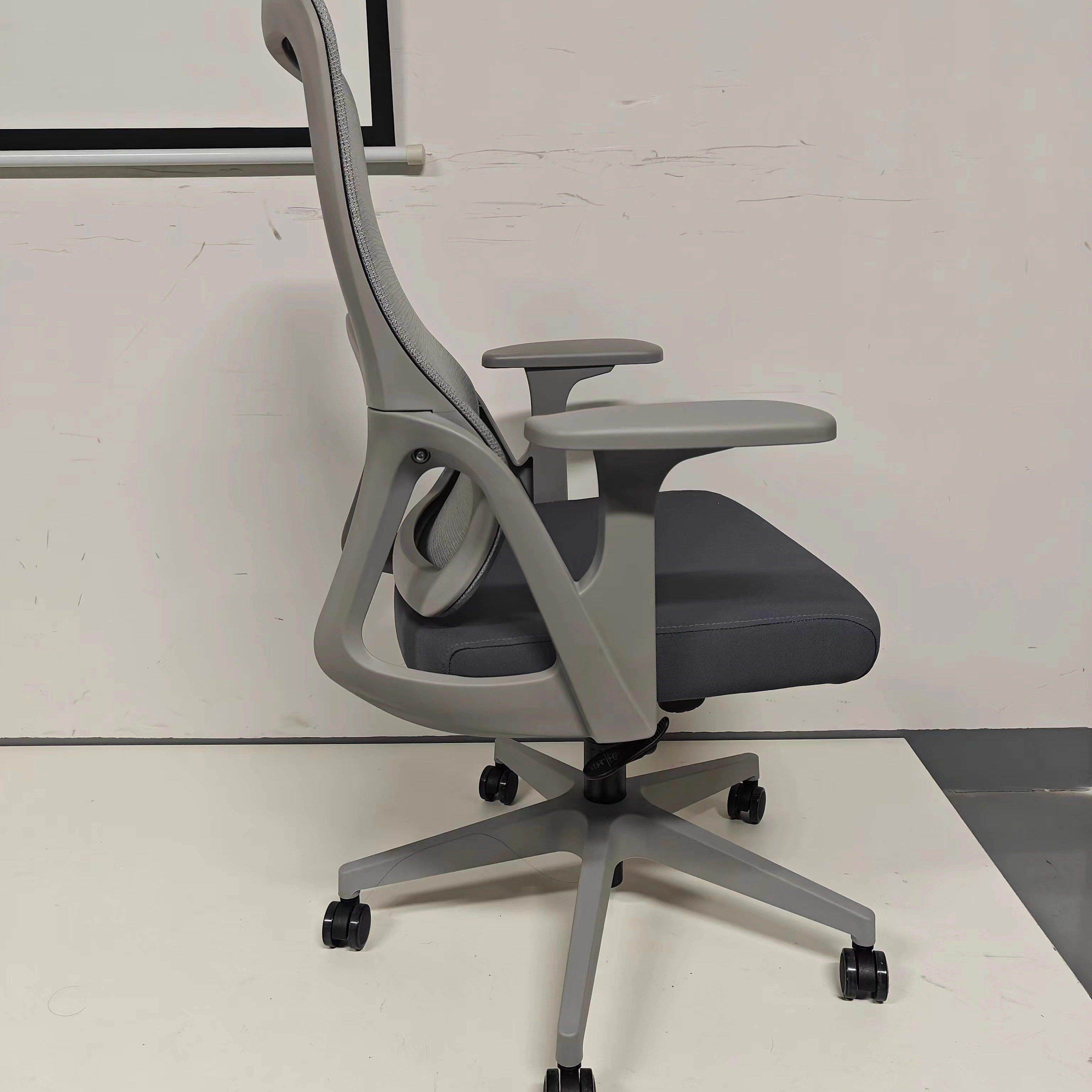 高靠背带枕头靠腰舒服网布转椅透气久坐不累椅子办公椅职员椅,淘宝优惠券,粉丝福利购,淘宝优惠卷