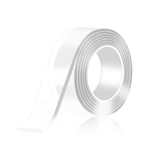 Nano double-sided tape thickened and high viscosity fixed wall super transparent magic double-sided car adhesive extra thick traceless fixed row plug hook wall nail-free waterproof double-sided adhesive patch