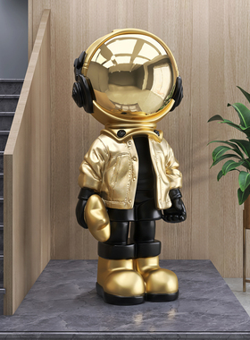宇航员大型装饰落地摆件太空人雕塑高档饰品商场店铺开业迎宾礼品