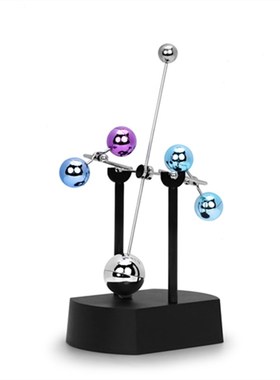 包邮欧式办公室桌面摆件家居饰品创意礼物客厅摆件永动机工艺品