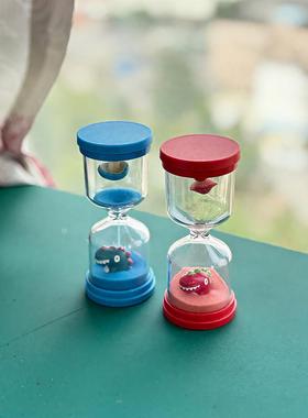 全塑料桌面沙漏防摔儿童计时器时间3-5-10-30摆件学生礼物刷牙