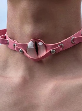 2025欧美时尚潮流女士锁骨链恶魔之眼魅力新款跨境闪耀饰品必买