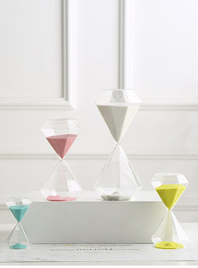 现代简约沙漏计时器摆件创意北欧客厅酒柜家居装饰品儿童