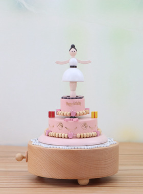 天空之城创意木质家居摆件音乐盒圣诞情人节新年朋友情侣