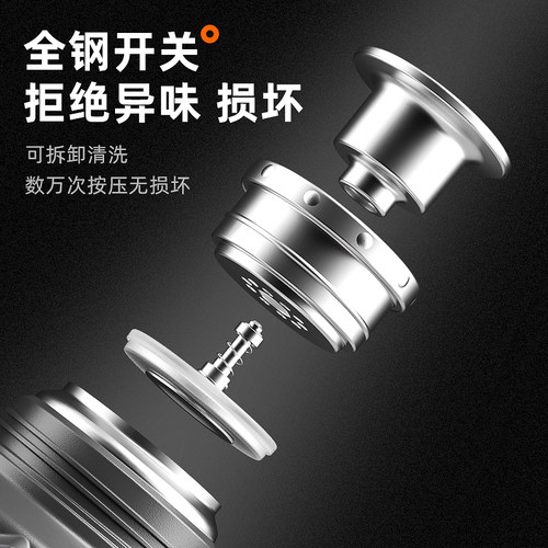 316不锈钢保温壶户外大容量保温杯便携车载旅行热水瓶3L暖水壶5升 - 图1