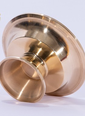 纯铜供护法杯桌面双层杯子供奉摆件西藏供水杯供杯小中大号圣水杯