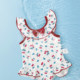 Quick-drying sun protection children's swimsuit children's one-piece swimsuit floral girls beach wear sleeveless cool baby swimsuit