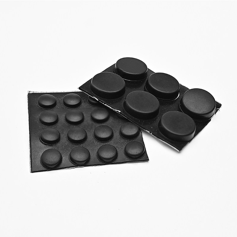 Self-adhesive machine feet square foot pads chassis anti-collision furniture foot pads anti-slip rubber shock-absorbing anti-collision self-adhesive foot pads