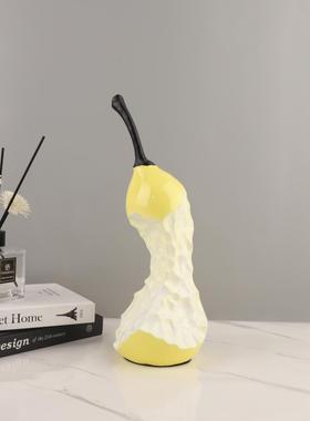 现代真简约仿树绿色件美脂人梨子桌面摆客厅卧室1501电视柜家居装