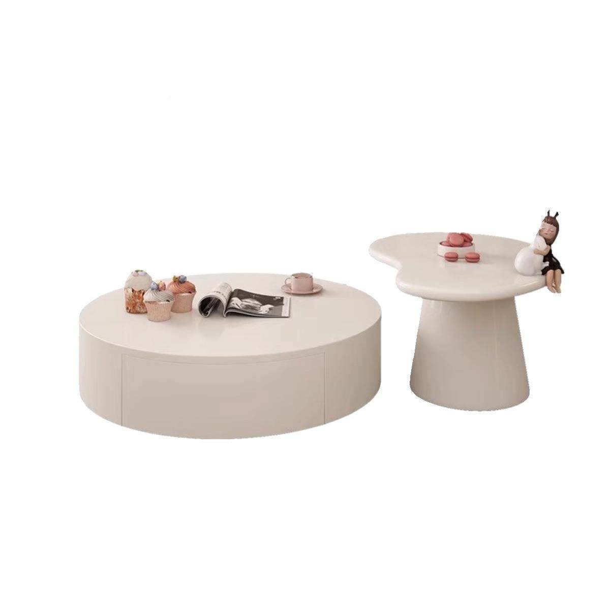 奶ZG-74802油风白色腰果圆形几电厅视柜组茶合小户型客家用轻奢现,淘宝优惠券,粉丝福利购,淘宝优惠卷