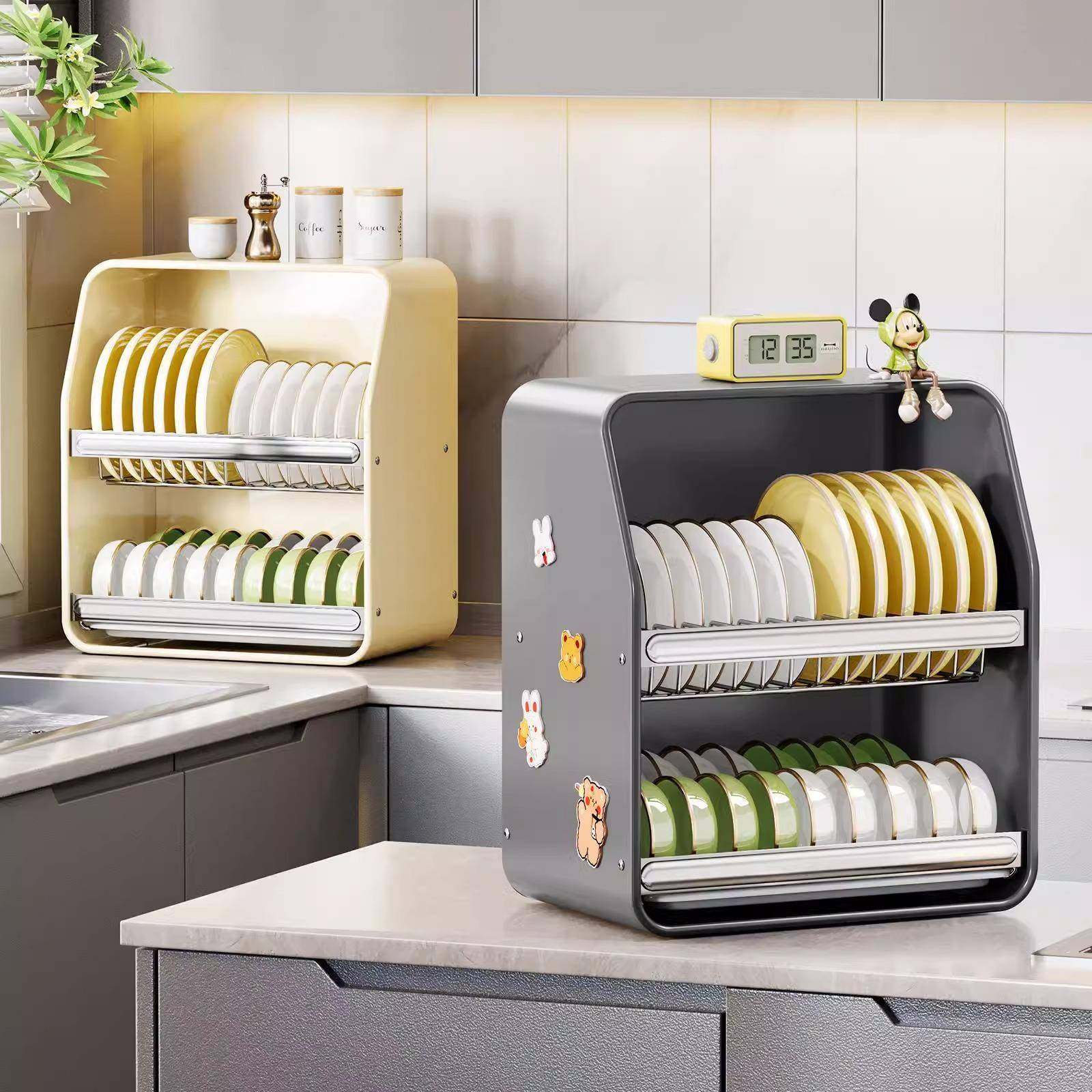 碗柜碗碟收纳架沥水碗架家用置房XYWG2024多功能物架放碗盘餐具厨,淘宝优惠券,粉丝福利购,淘宝优惠卷