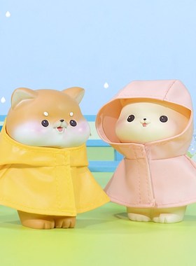 宝贝故事滴答小雨衣桌面摆件办公室好物工位装饰品治愈系小摆件