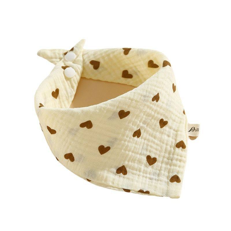 新生儿三角巾纯棉纱布口水巾透气柔软婴儿围嘴六层卡通防吐奶围兜,淘宝优惠券,粉丝福利购,淘宝优惠卷