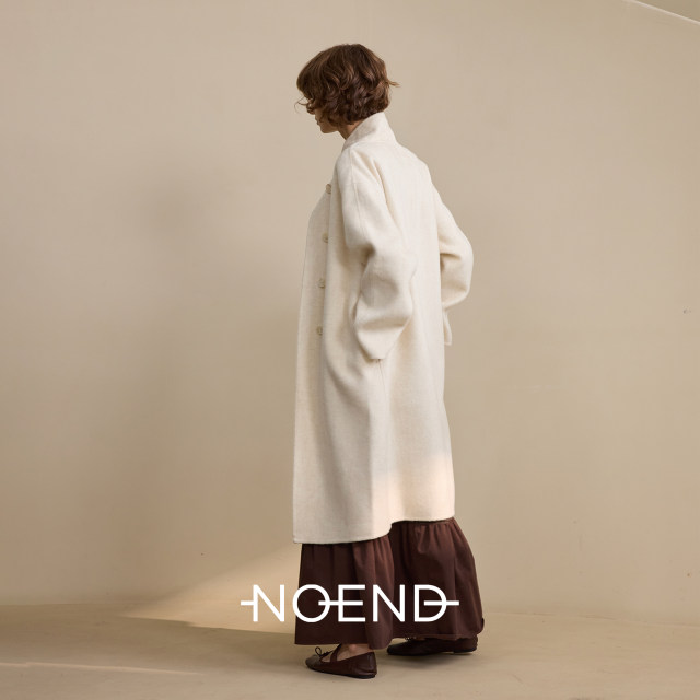 NOEND24AW 爆款升级版！定制长毛羊毛大衣长款