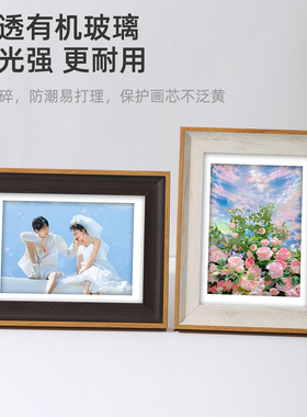 洗手机里的照片做成相框情侣异地恋爱合照纪念摆台6寸空框定制diy