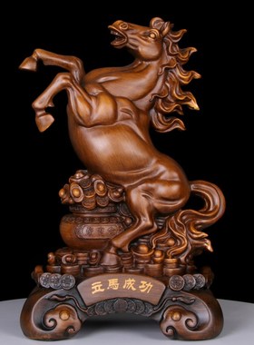 工艺品马摆件八骏雄风家居酒柜装饰品开业礼品办公室桌工艺品摆设