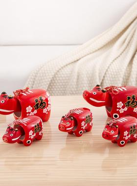 牛年生肖牛吉祥物陶瓷牛摆件家具装饰摆件创意礼物