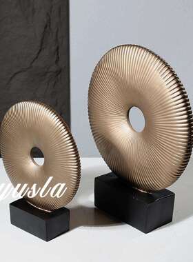 跨境爆款新中式复法式样板间别客厅视电BND柜书房墅柜软装古饰品