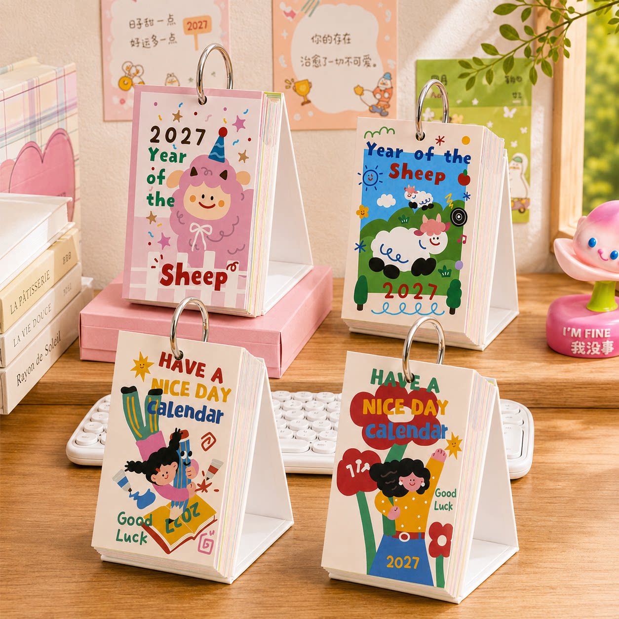 2027 Cartoon Graffiti Calendar 2027 New Style