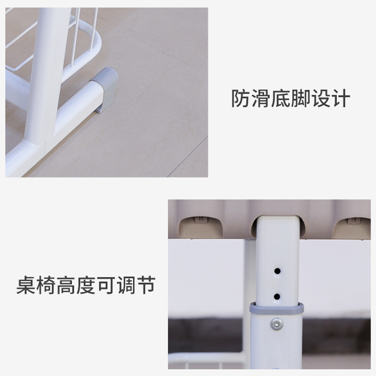Children's learning desks and chairs height-adjustable lifting desks and chairs non-slip table legs training class school desks and chairs manufacturer