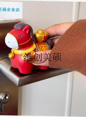 l2026马年桌面摆件可爱小马新年装饰H客厅卧室办公室送朋友新年礼