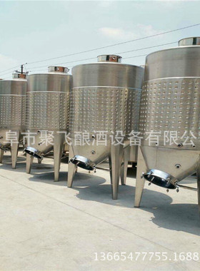 聚飞专业加工生产不锈钢简易发酵罐 家用小型无菌自酿酒发酵罐