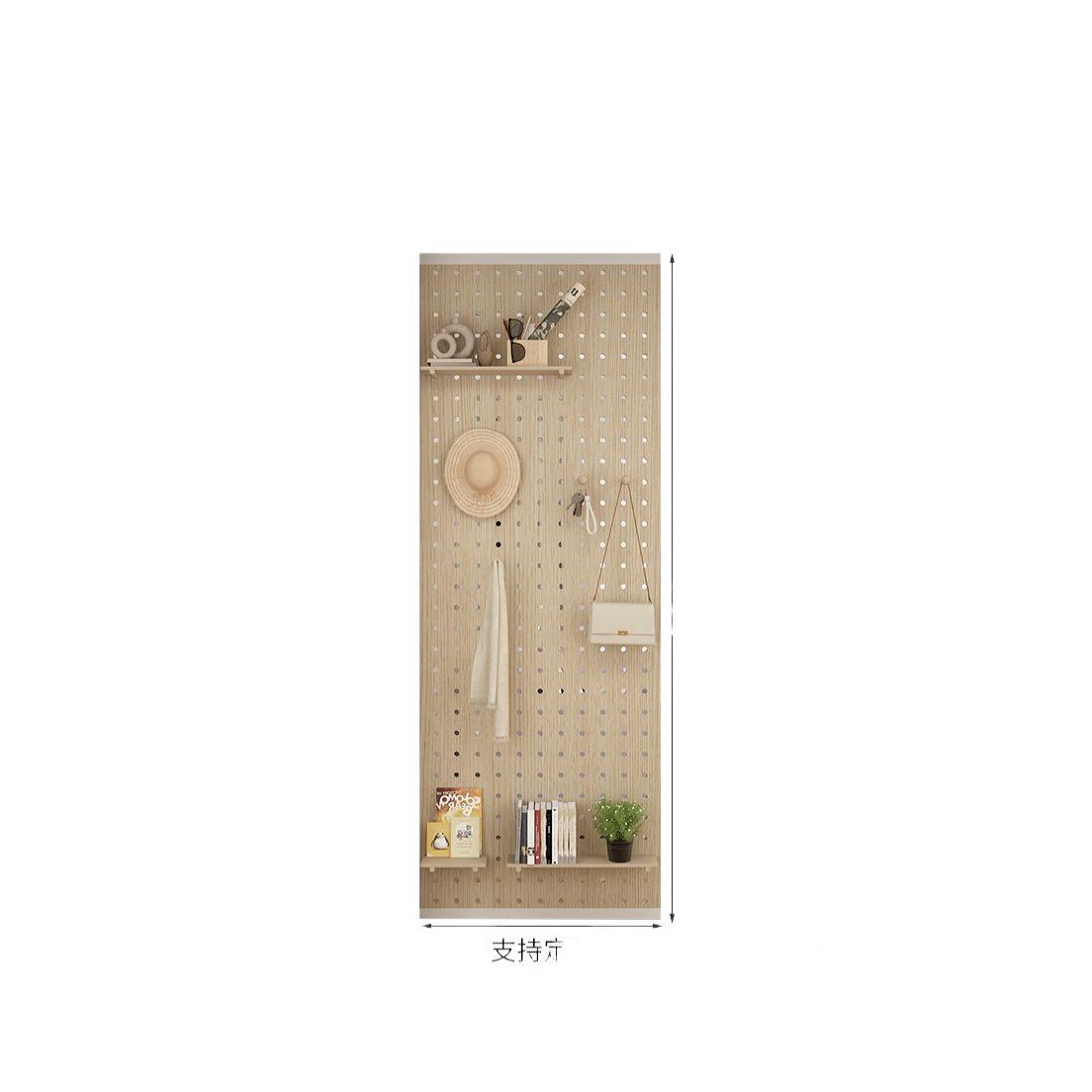 Hole board wind-break living room Xuan TJG closed partition entry door covering solid wood partition simple modern screen generation storage rack