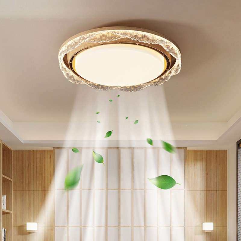 叶风无餐扇灯隐中886古风护眼厅形卧室灯简约复古木纹色电扇灯一,淘宝优惠券,粉丝福利购,淘宝优惠卷